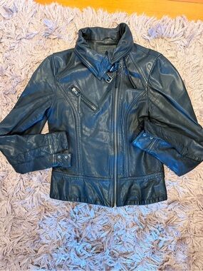 All Saints full leather moto Jacket - Women